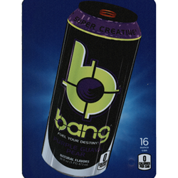 DS22BPGP16 - D.N. HVV Bang Purple Guava Pear Label (16oz Can with Calorie) - 5 5/16" x 7 13/16"