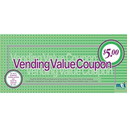 D250050000 - Mars/MEI $5 Vending Value Coupon-100 Pack