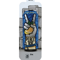 DS33PTLT23 - Peace Tea Lemonade & Tea Label (23oz Can W/Calorie) - 3 5/8" X 10"