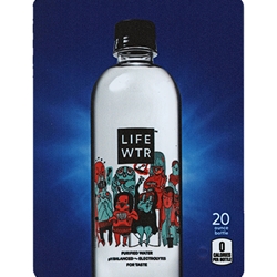 DS22LWK20 - D.N. HVV LIFE WTR Krivvy Label (20oz Bottle with Calorie) - 5 5/16" x 7 13/16"