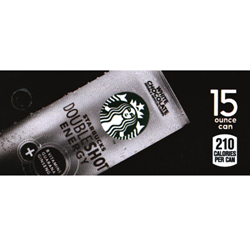 DS42SDWC15 - Starbucks Doubleshot Energy White Chocolate (15oz Can with Calorie) - 1 3/4" x 3 19/32"