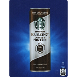 DS22SDCPVB11 - D.N. HVV Starbucks Doubleshot Coffee & Protein Vanilla Bean Label (11oz Can with Calorie) - 5 5/16" X 7 13/16"