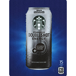 DS22SDWC15 - D.N. HVV Starbucks Doubleshot Energy White Chocolate Label (15oz Can with Calorie) - 5 5/16" X 7 13/16"