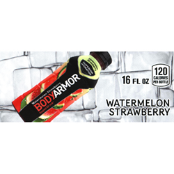 DS42BAWS16 - Body Armor Watermelon Strawberry (16oz Bottle with Calorie) - 1 3/4" x 3 19/32"