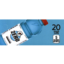 DS42GZGF20 - Gatorade Zero Glacier Freeze (20oz Bottle with Calorie) - 1 3/4" x 3 19/32"