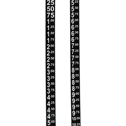 D4217475.003 - USI Price Roll- .25-$10.25, Quarter Increments