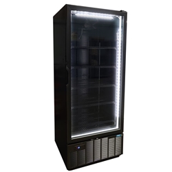 DS345 - IceBlu Health & Safety Freezer, Black On Black, W/Health Lock