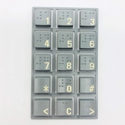 D14400033-01 - AP Studio SL/ST/AP6500 Ultraflex Keypad- 15 Buttons