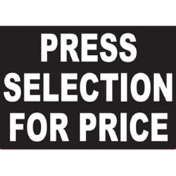 DS3216 - Press Selection For Price Sticker- 3 1/3" x 2 3/8"