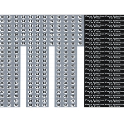 D27092 - AMS Item Selection/Press Selection For Price Label Set