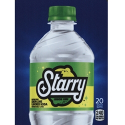 DS22SLL20 - D.N. HVV Starry Lemon Lime Label (20oz Bottle with Calorie) - 5 5/16" x 7 13/16"