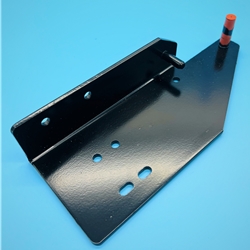 D164550 - Royal U-Hinge W/Black Powder Coat