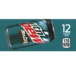 DS42MDBB12 - Mt. Dew Baja Blast Label (12oz Can with Calorie) - 1 3/4" x 3 19/32"