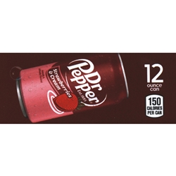 DS42DRPSC12 - Dr. Pepper Strawberries & Cream Label (12oz Can with Calorie) - 1 3/4" x 3 19/32"