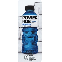 DS33PMBZ20 - Royal Chameleon Powerade Ion Mixed Berry Zero Label (20oz Bottle with Calorie) - 3 5/8" x 10"