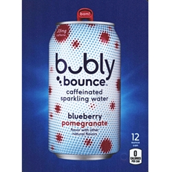 DS22BBBP12 - D.N. HVV Bubly Bounce Blueberry Pomegranate Label (12oz Can with Calorie) - 5 5/16" x 7 13/16"