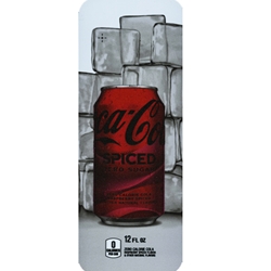 DS33CS12 - Royal Chameleon Coke Spiced Zero Label (12oz Can W/Calorie) - 3 5/8" X 10"