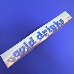 D24230-01 - AMS Cold Drinks Decal- 39"