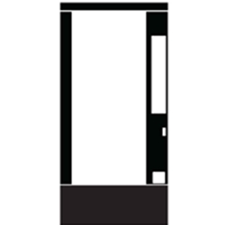 DS4000A - AP 123 Panel Kit - Black Pica