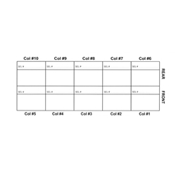D931335 - Royal Selection Chart Decal- 10 Columns