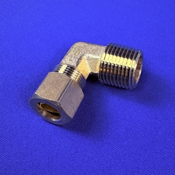 DS2778 - John Guest Elbow Fitting Compression 3/8" x MPT 3/8" LF Fitting- Brass