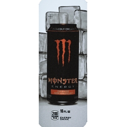 DS33MOD16 - Royal Chameleon Monster Orange Dreamsicle Label (16 oz Can with Calorie) - 3 5/8" x 10"