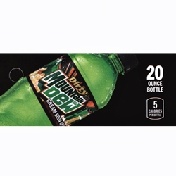 DS42MDZDCS20 - Mt. Dew Dirty Cream Soda Zero Sugar Label (20oz Bottle with Calorie) - 1 3/4" x 3 19/32"