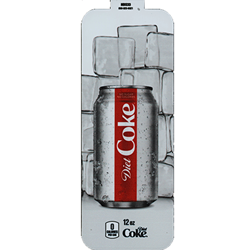 Royal Chameleon Diet Coke 12 oz Can Label