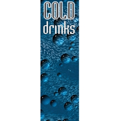 DS2075A - Cold Drink Bubbles Side Decal 20" X 74 3/4"