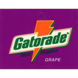 DS25GG - Gatorade Grape Label - 2 5/16" x 3 1/2"