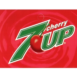 DS25C7U - Cherry 7UP Label - 2 5/16" x 3 1/2"