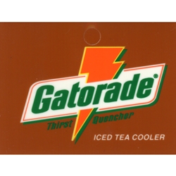 DS25GIT - Gatorade Iced Tea Cooler Label - 2 5/16" x 3 1/2"