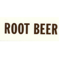 DS42GRB - Generic Root Beer Label - 1 3/4" x 3 19/32"