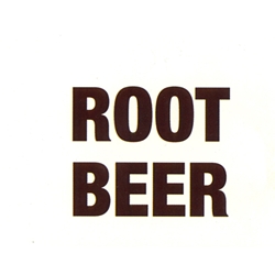 DS25GRB - Generic Root Beer Label - 2 5/16" x 3 1/2"