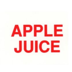 DS25GAJ - Generic Apple Juice Label - 2 5/16" x 3 1/2"