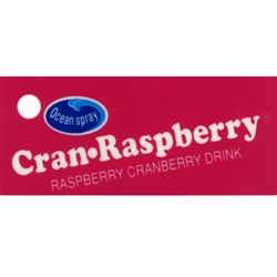 DS42OSCR - Ocean Spray Cran-Rasberry Label - 1 3/4" x 3 19/32"