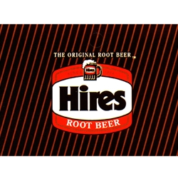 DS25HRB - Hires Root Beer Label - 2 5/16" x 3 1/2"