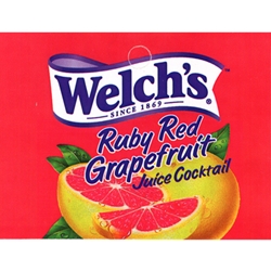 DS25RRGJ - Welch's Ruby Red Grapefruit Juice Label - 2 5/16" x 3 1/2"