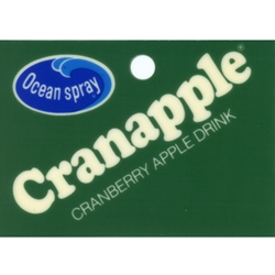 DS25OSCA - Ocean Spray Cranapple Label - 2 5/16" x 3 1/2"