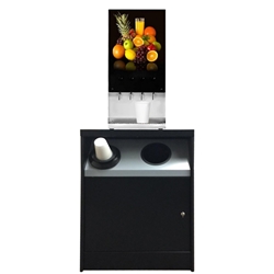 OCS200TR/CD/SF - All State OCS Stand W/Trash Hole & Cup Dispenser