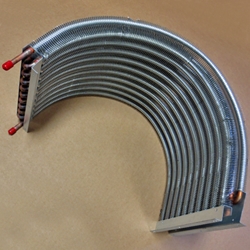 D22468 - AMS Condenser-Dual Coil 25x10  5/16" tube (1/2 hp)