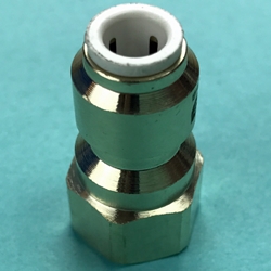 DS2715 - John Guest 1/4" Tube x 1/4" FFL Brass Female Connector Fitting