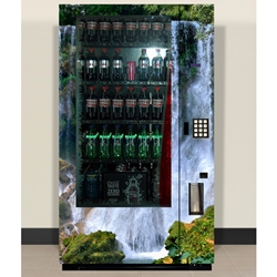 DS4025/500C-W - Royal 500 Waterfall Door Graphics Decal Set- Coke