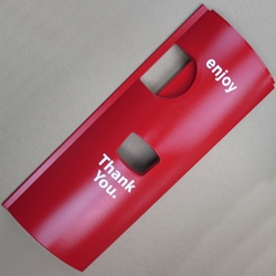D80182489K - DN Bevmax Coke Curved Bottom Bezel- Red