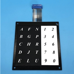 D4210951.005 - USI Outside Vender Selection Keypad Membrane- 5x5